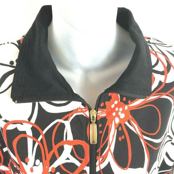 Ongue Casuals Zipper Front Jacket Blazer - Picture 6 of 8